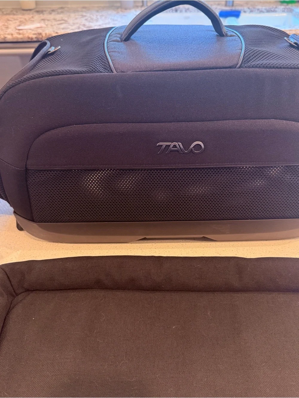 TAVO PETS Dupree II Black Airline Carry-On Pet Carrier and Car Seat